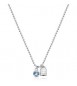 Collana Donna Gioielli Brosway Desideri in acciaio con zircone spinel blue Amicizia bein009