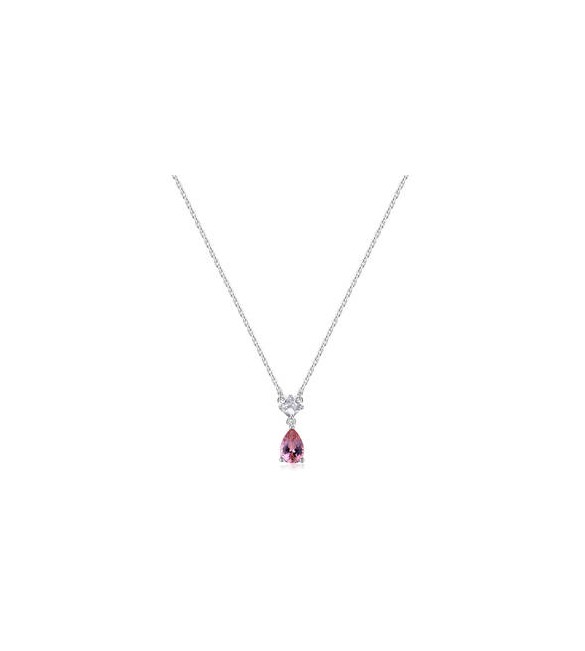 Collana Gioielli Fancy by Brosway in argento zircone forma goccia vintage rose FTP03