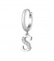 Mono Orecchino da Donna Gioielli Brosway Chakra in acciaio lettera S bhke075
