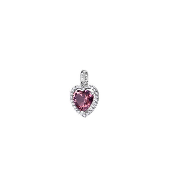 Pendente Gioielli Fancy by Brosway in argento zircone cuore vintage rose FTP22