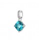 Pendente Gioielli Fancy by Brosway in argento zircone cushion blu verde FAG02