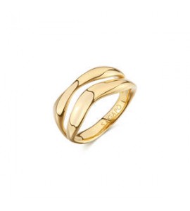 Anello Gioielli Sagapò Emotion in acciaio dorato misura 12 SMO32A