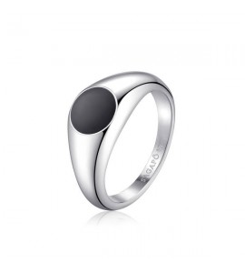 Anello Gioielli Sagapò Ripple in acciaio sigillo misura 12 srp36z