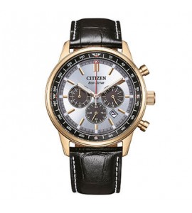 Orologio Cronografo Uomo Citizen Eco Drive Aviator silver ca4723-03A