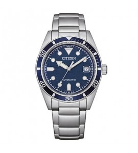 Orologio Solo Tempo Uomo Citizen Automatico Marine blu nj0228-51l