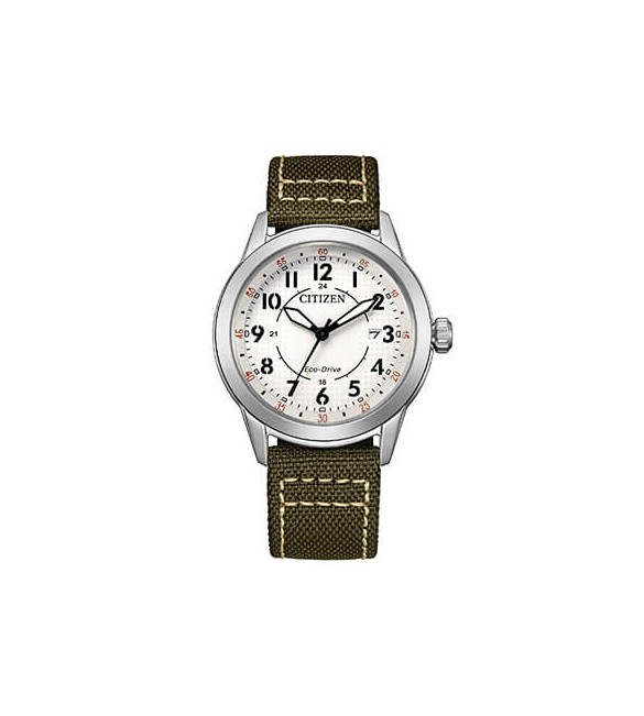 Orologio Solo Tempo Uomo Citizen Eco Drive bianco aw1870-08a