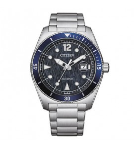 Orologio Solo Tempo Uomo Citizen Eco Drive Marine blu aw1881-52l