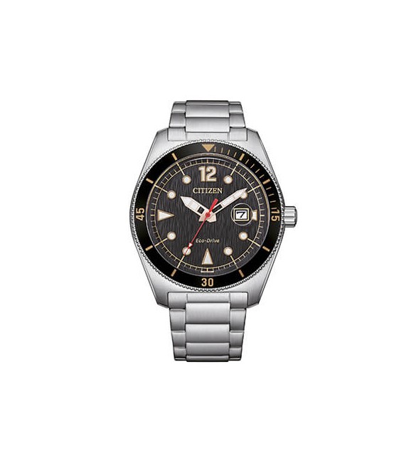 Orologio Solo Tempo Uomo Citizen Eco Drive Marine nero aw1888-53e