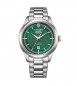 Orologio Solo Tempo Uomo Citizen Eco Drive verde aw0151-85x