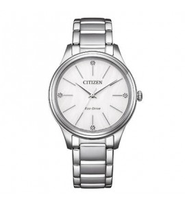 Orologio Solo Tempo Donna Citizen Eco Drive bianco em1220-58a