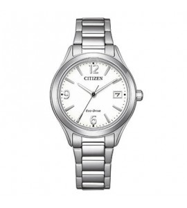 Orologio Solo Tempo Donna Citizen Eco Drive bianco fe6121-67a