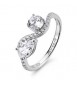 Anello Gioielli Fancy by Brosway in argento zircone goccia bianco misura 14 FIW186C