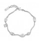 Bracciale Donna Gioielli Fancy by Brosway in argento zircone goccia bianco FIW183