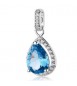 Pendente Gioielli Fancy by Brosway in argento zircone goccia azzurro FCL131