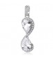 Pendente Gioielli Fancy by Brosway in argento zircone goccia bianco FIW180
