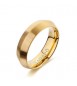 Anello Gioielli S\'Agapò Bound in acciaio dorato misura 23 sbd33c