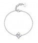 Bracciale Gioielli Sagapò Gleam in acciaio con passante con cristalli sla13