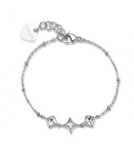 Bracciale Gioielli Sagapò Luce in acciaio con cristalli sce52