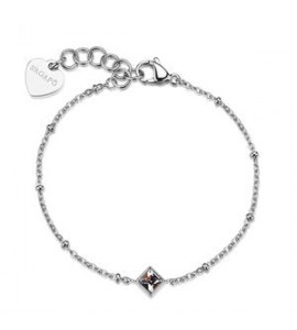 Bracciale Gioielli Sagapò Luce in acciaio con cristallo sce51