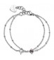 Bracciale Gioielli Sagapò Luce in acciaio doppio filo con cristalli sce54