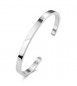Bracciale rigido Gioielli S\'Agapò Bound in acciaio satinato mm 65 sbd18b