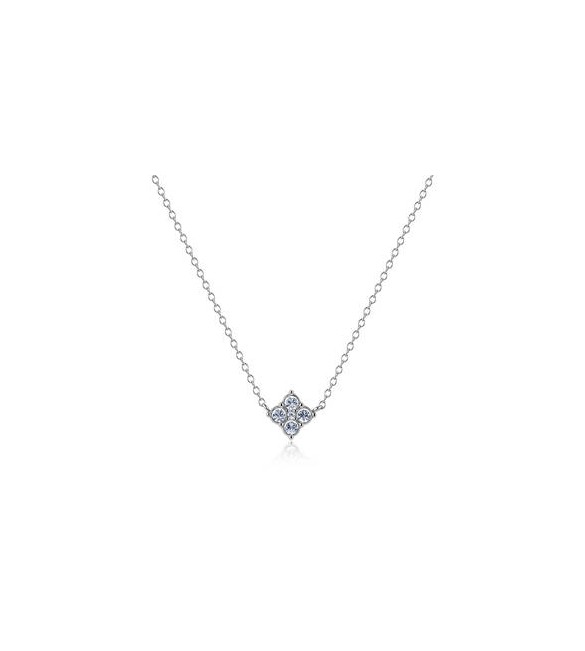 Collana Gioielli Sagapò Gleam in acciaio con passante con cristalli sla01