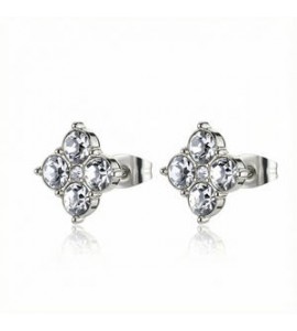 Orecchini Gioielli Sagapò Gleam in acciaio con cristalli sla22