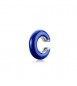 Orecchino Earcuff Gioielli Sagapò Madame in acciaio smalto blu sdm25