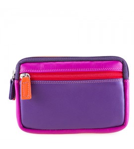 Portafoglio Astuccio Mywalit in Pelle con doppia Zip Sangria Multi Double Zip Purse 1265-75