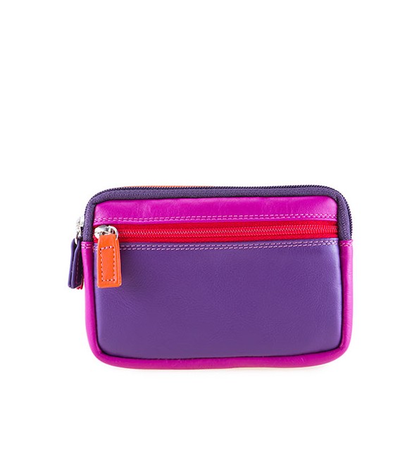 Portafoglio Astuccio Mywalit in Pelle con doppia Zip Sangria Multi Double Zip Purse 1265-75