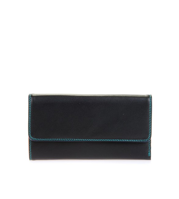 Portafoglio Mywalit a tre ante con zip Black Pace Tri-fold w/Outer Zip Purse 269-4