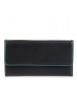 Portafoglio Mywalit a tre ante con zip Black Pace Tri-fold w/Outer Zip Purse 269-4
