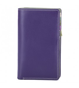 Portafoglio verticale Mywalit grande con zip Orchid Vertical Wallet W/zip Round Purse 1290-189
