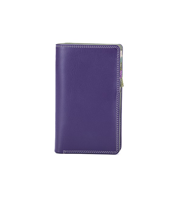 Portafoglio verticale Mywalit grande con zip Orchid Vertical Wallet W/zip Round Purse 1290-189