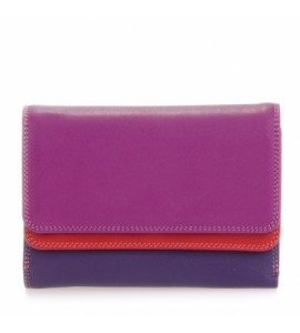 Portamonete Portafoglio donna Mywalit con doppio risvolto Sangria Multi Double Flap Purse/Wallet 250-75