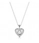Collana Gioielli Sagapò Duh Duh in acciaio con Cuore e coccinella suh06