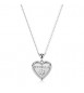 Collana Gioielli Sagapò Duh Duh in acciaio con Cuore e scritta Sorella suh02