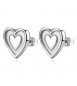 Orecchini gioielli Sagapò Duh Duh in acciaio con cuore suh30