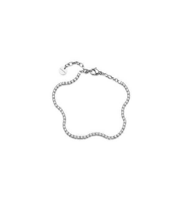 Bracciale Gioielli Brosway Desideri in acciaio con zirconi bianchi bei109
