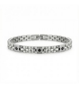 Bracciale Gioielli Brosway Riptide in acciaio maglia con zirconi BTD066