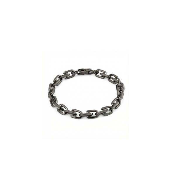 Bracciale Uomo Gioielli Brosway Nemesi in acciaio brunito BNE13