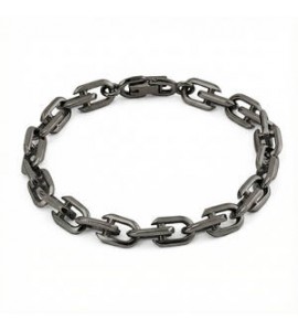 Bracciale Uomo Gioielli Brosway Nemesi in acciaio brunito BNE13