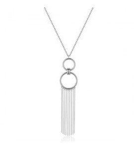 Collana Gioielli Brosway Aura in acciaio con pendente con frange bau02