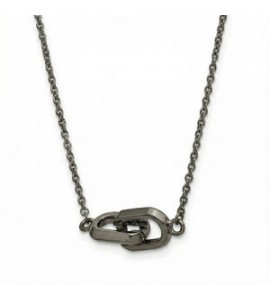 Collana Uomo Gioielli Brosway Nemesi in acciaio brunito BNE02