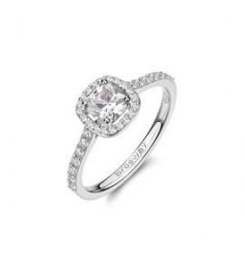 Anello Gioielli Fancy by Brosway in argento zirconi bianco misura 18 FIW162E