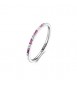 Anello veretta Gioielli Fancy by Brosway in argento zirconi rossi misura 10 FPR144A
