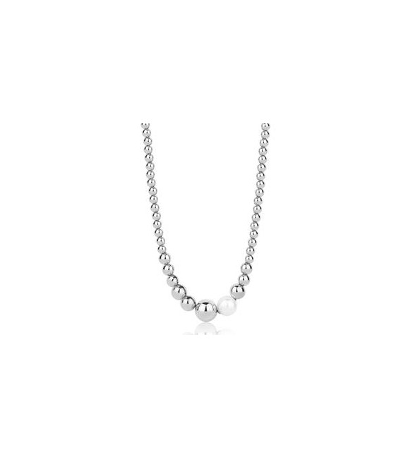 Collana Donna Gioielli Brosway Perfect in acciaio con perla di conchiglia bpc01