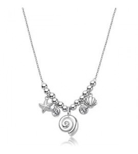 Collana Gioielli Brosway Chakra in acciaio con stella marina BHKLE07