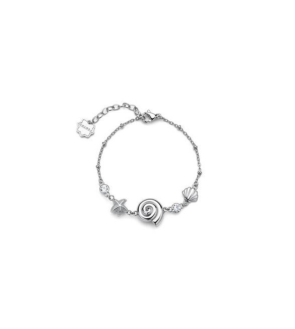Bracciale Limited Edition Gioielli Brosway Chakra in acciaio con stella marina BHKLE10