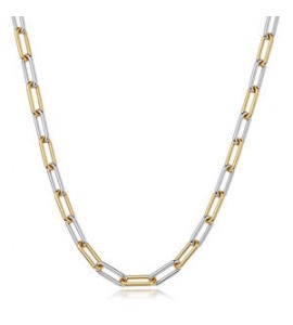 Collana Gioielli Brosway Emphasis lunga in acciaio bicolore beh08